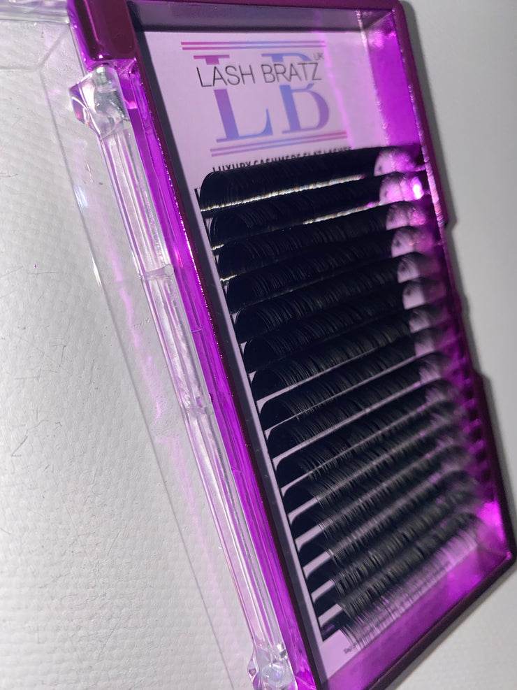 0.20 FLAT SPLIT TIP CASHMERE LASHES  (16 ROWS)